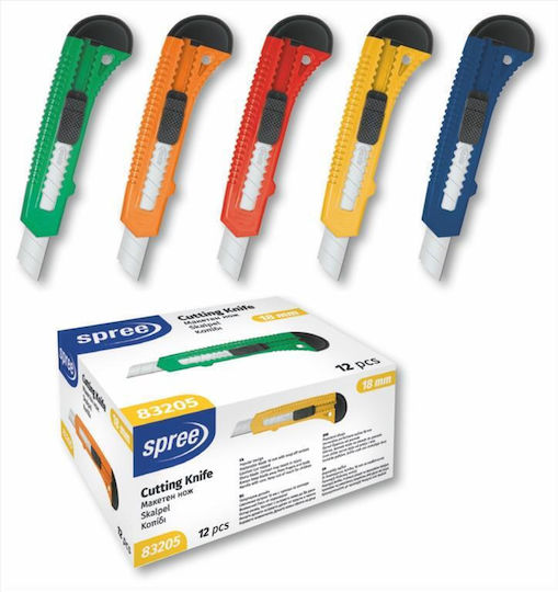 Spree Sicherheitsmesser 18mm Verschiedene Farben 83205