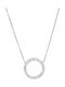 Charm aus Stahl mit Zirkon