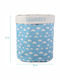 Kiokids Children's Laundry Basket made of Fabric Light Blue 36x43cm 1pcs