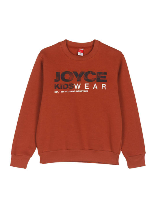 Joyce Παιδικό Φούτερ Πορτοκαλί Kidswear
