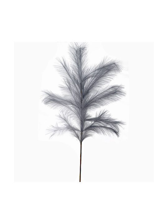 Artificial Grey Feather 110cm 18 Stems