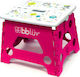 Bbluv Single Folding Bathroom Step Stool Pink B0114-p