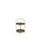 Rundes Beistelltisch Metall Gold M42xL42xH73cm