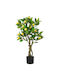 Vidaxl Artificial Lemon Tree 234 Branches Green 90 cm Green