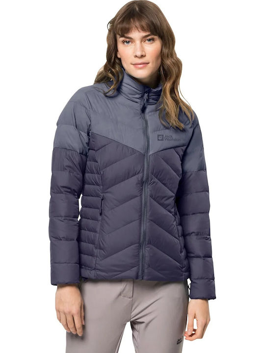 Tundra Scurtă Jachetă de femei Puffer Albastru marin