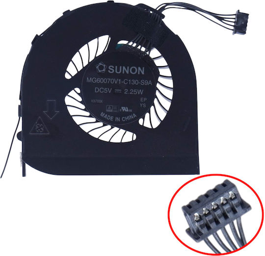 Laptop CPU Cooling Fan Lenovo Thinkpad L560 L570 00ny529 00ny528 01ay479 01ay478 Mg60070v1-c130-s9a Nd55c10-15b12 5pin Code 81360