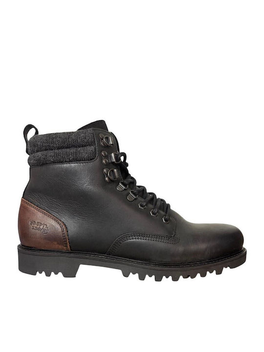Leather Black Men's Boots Anatomical