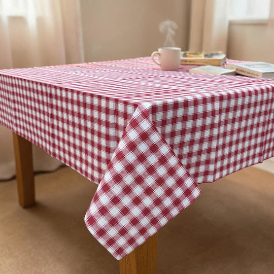 Linea Home Tablecloth 5467 Red 100x140cm