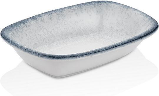 By Bone Dip Serving Bowl Round made of Porcelain White with Diameter 14cm