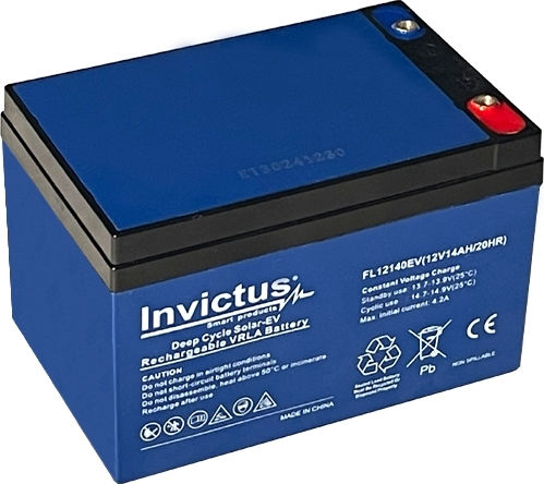 Invictus Μπαταρία UPS με Χωρητικότητα 14Ah και Τάση 12V 07.02.0196 1τμχ