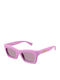 Gucci Damenteil Sonnenbrille mit Rosa Horn umrandetem Rahmen und Rosa Gläser GG1773S 010