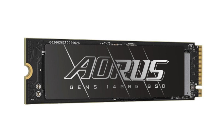 Gigabyte AORUS Gen5 14000 SSD 2TB M.2 NVMe PCI Express 5.0 AG514K2TB