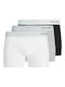 Ανδρικά Μποξεράκια White, Black 3Pack