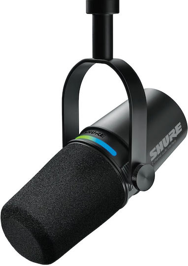Shure MV7i Δυναμικό Μικρόφωνο Shock Mounted για Φωνητικά για PC/Mac/iPad/Android