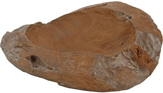 Holz Oval Serviertablett 30x30cm J11500170 1Stück