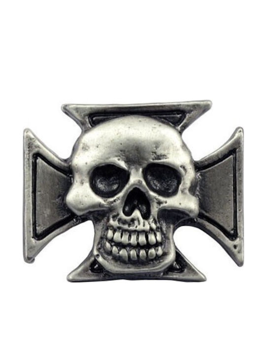Schädel-Emblem - Malteserkreuz-Schädel Klebeemblem Malteser-Schädel 515303