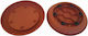 Atmosphera Terracotta Πιάτο Γλάστρας Πλαστικό Τερακότα Με Ρόδες 30x30εκ.