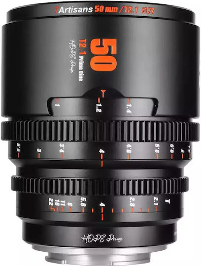 7artisans Crop Φωτογραφικός Φακός Photoelectric 50mm T2.1 Hope S35 Cine Σταθερός για Canon RF Mount Μαύρος