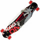 Action One Complete Longboard Dragon 80 X 20 Cm Red