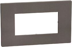 Πλαίσιο 4 Στοιxείων Moka Stone Light Now