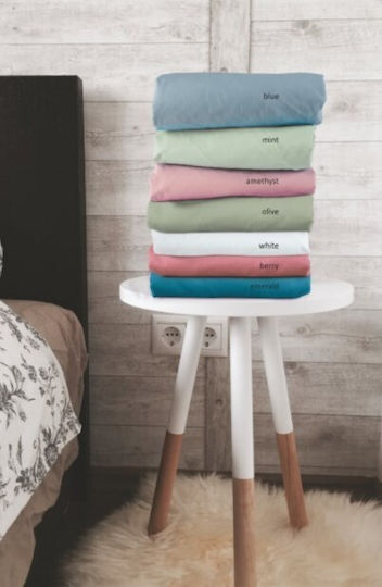 Flamingo Flat Σεντόνι Υπέρδιπλο 240x260εκ. Berry