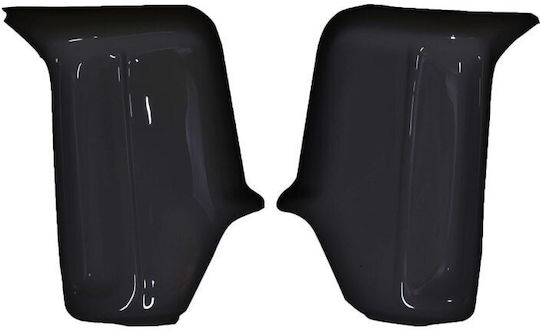 Capace Oglindă Stil Batman Idealstore Compatibile cu Mercedes Sprinter W906 2006-2018 Negru Lucios Rezistent la UV Aspect Elegant Instalare Ușoară