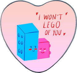 Handgemachte Metalllegierung Herzbox I Won't Lego You No33 Valentinstag 15x14x4,5cm Handgemachte Metalllegierung Herzbox I Won't Lego You No33 Valentinstag 15x14x4,5cm
