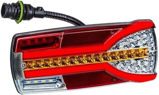Idealstore Lampă Stop Dimensiuni 305 X 132 Mm 7 Funcții Ceață Marșarier Semnalizare Dinamică Conector 7 pini Utilizare Universală Remorci Tractoare Camioane 4x4 Atv Offroad Dreapta