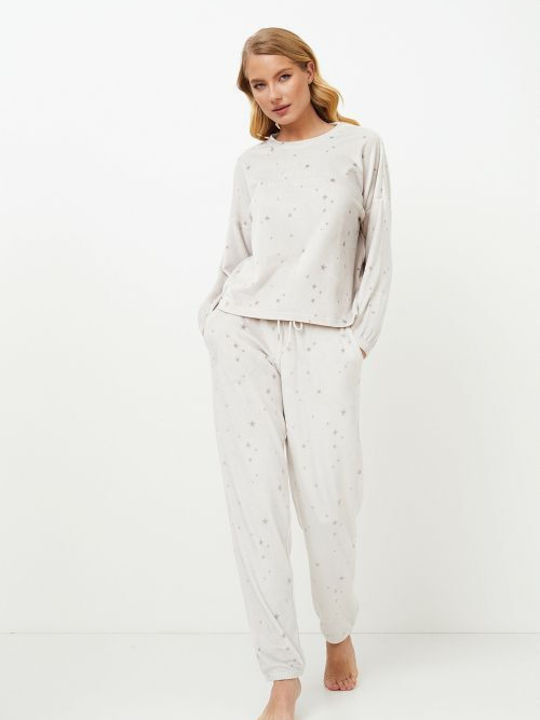 Aruelle Winter Women's Pyjama Set Grey