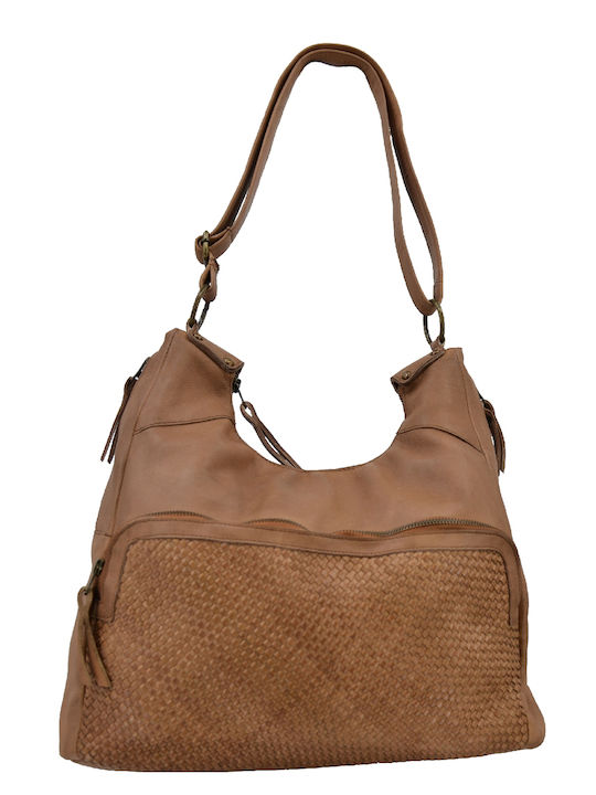 Dermatina 100 Leather Women's Bag Shoulder Cognac