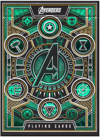 Avengers Infinity Saga Playing Cards Green Version