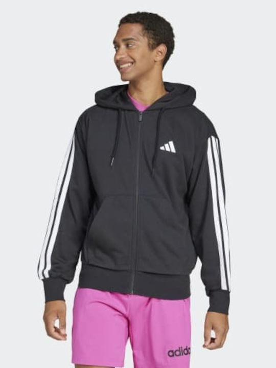 adidas Ζακέτα με Κουκούλα Μαύρη