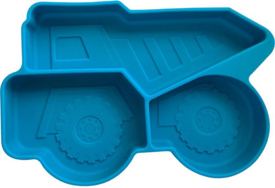 Queen Mother Baby Food Plate made of Silicone Blue