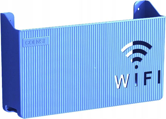 Wandschrankhalter WLAN-Schalter Router Blau