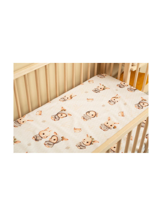 Sensillo Бебешки Чаршаф За Количка Памук 60x120бр