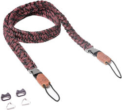 Curea C-rope pentru cameră Traveler Paracord 100cm Puncte Roșii Retail Curea C-rope pentru cameră Traveler Paracord 100cm Puncte Roșii Retail