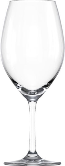 e-exoplismos Serene Set Gläser für Weiß- und Rotwein aus Kristall Mit Stiel 6Stück