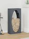 vidaXL Hölzernes Regal Holzlagerung 50x23x100cm