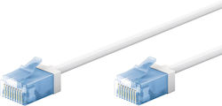 Goobay 74287 U/UTP Cat.6a Мрежов Кабел Ethernet 2m Бял