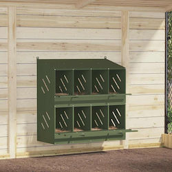 vidaXL Bird Nest Metallic Green