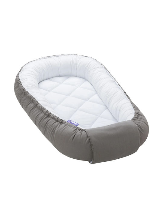 Jukki Βρεφικό Μαξιλάρι Φωλιά Pastel White, Grey 55x100εκ. Jukki Βρεφικό Μαξιλάρι Φωλιά Pastel White, Grey 55x100εκ.