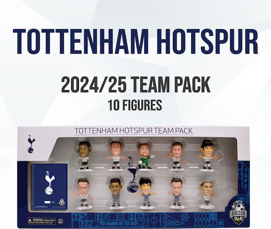 Pachet Echipa Soccerstarz Spurs 10 Figurine Versiunea 2024/25 Echipament Clasic