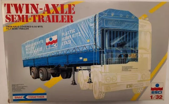 Esci Modeling Figure Twin Axle Semi Trailer 1:32 304