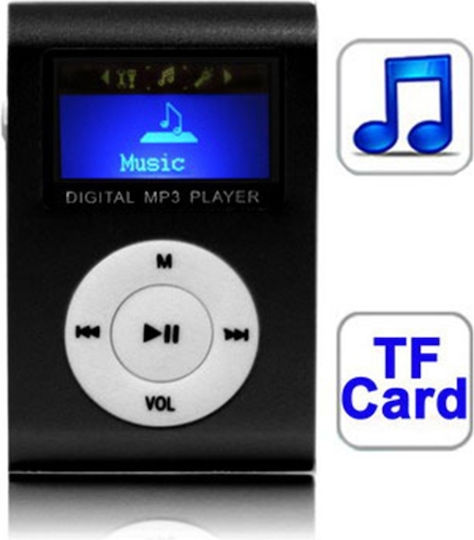 MP3 Player with LCD Screen 1.1" Black S-MP3-2016B