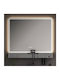 Martin Bathroom Mirror Led Gray