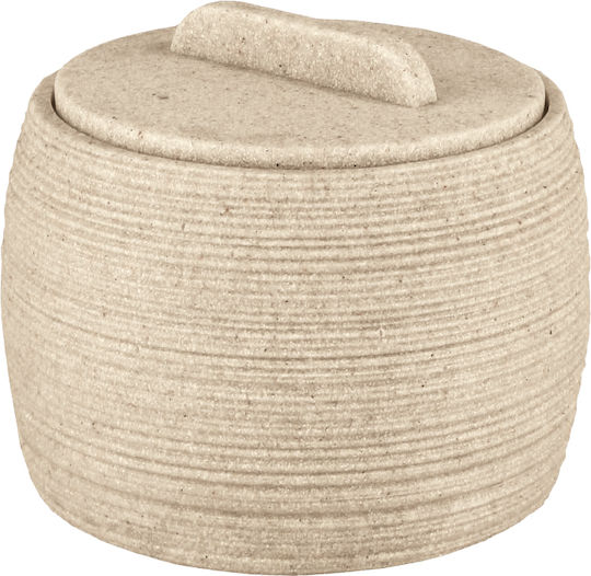 Kleine Wolke Halter für Baumwolle aus Harz Beige