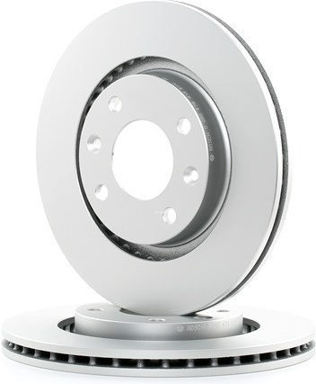 Peugeot 1007 2005-2009 2 Μπροστινοί Δίσκοι Φρένων Psa 266mm 4249g1