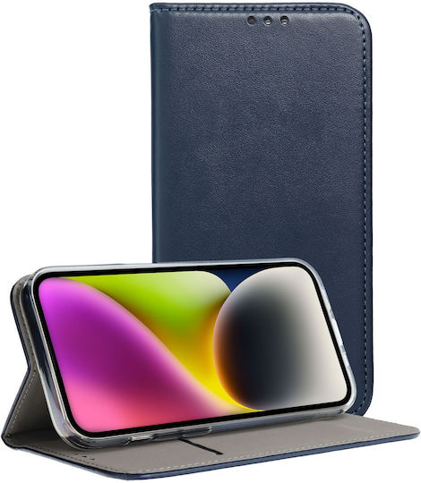 Techwave Smart Leather Case Motorola Moto G35 Navy Blue