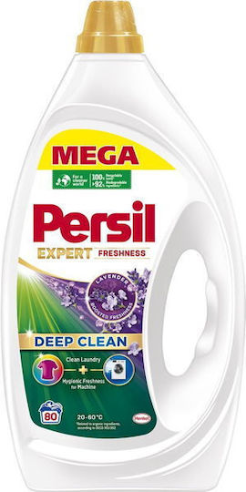 Persil Υγρό Απορρυπαντικό με Άρωμα Λεβάντα για Χρωματιστά Ρούχα 3.6lt (80 Μεζούρες)