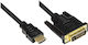 Good Connections Cable DVI-D male - HDMI male 1m Μαύρο